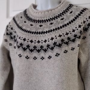 LL Bean 100% Lambswool Sweater Sz. S